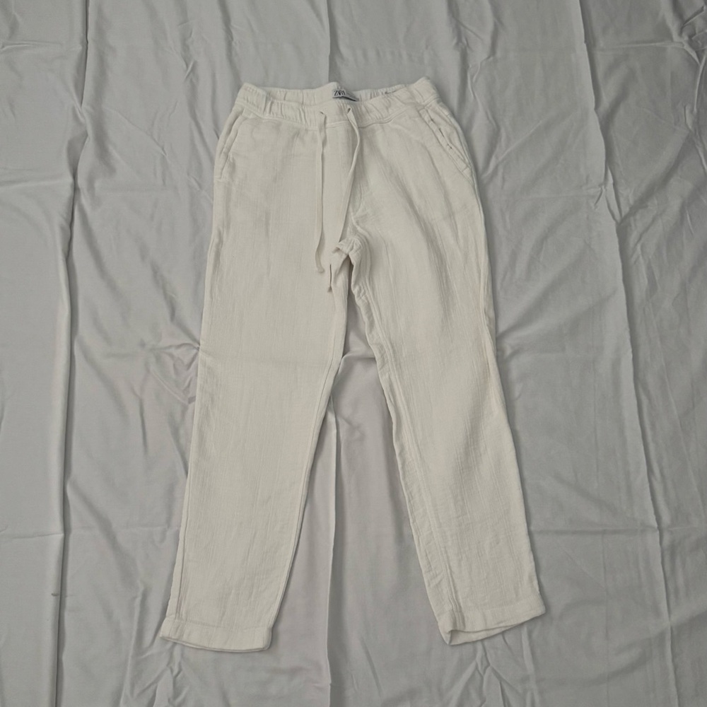 Zara Men's Cream Joggers